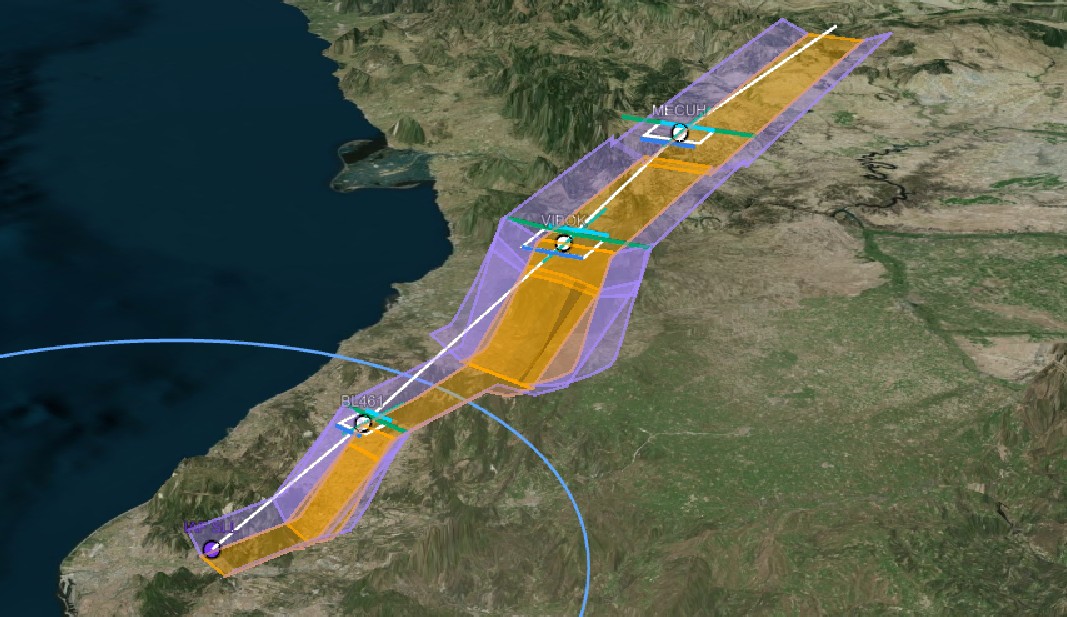 PBN STAR arrival procedure protection areas